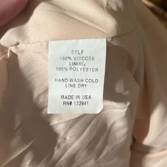 Amanda Uprichard Capulet Floral Tie Shoulder Floral Dress - Size Small - Picture 8 of 8